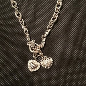 Premier Designs two heart toggle necklace and bracelet